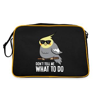 Cricket Papa Drôle Cricket Père - Sac Retro - noir/or - Dos