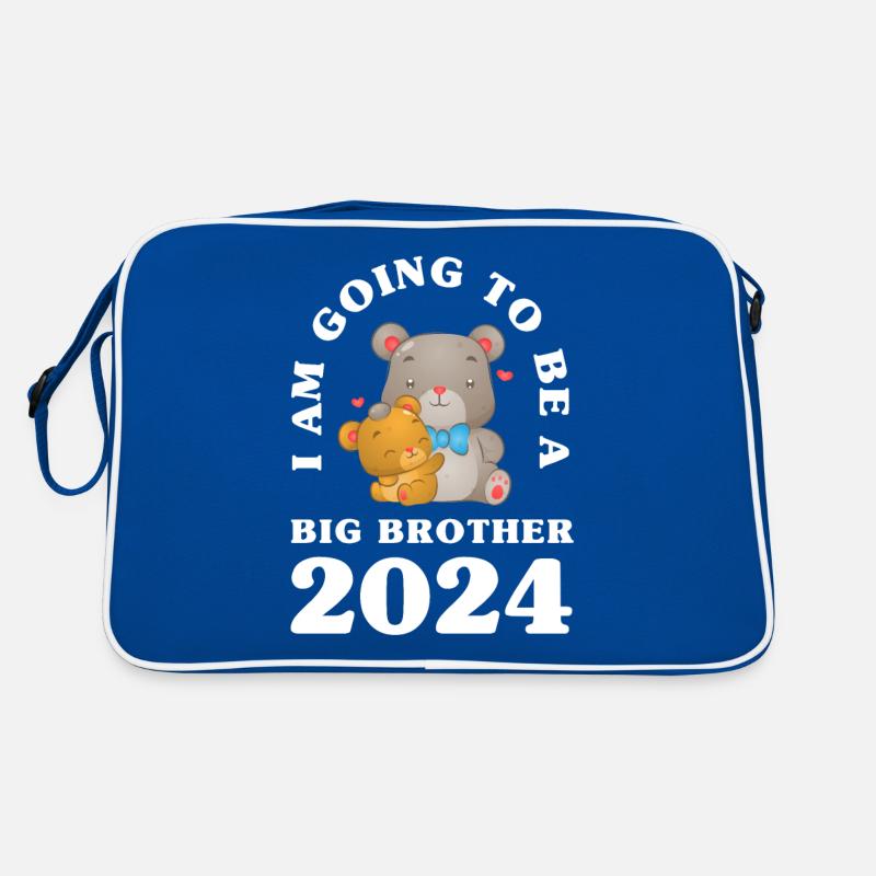 Ich Werde Ein Großer Bruder 2024 Bären Retro Tasche