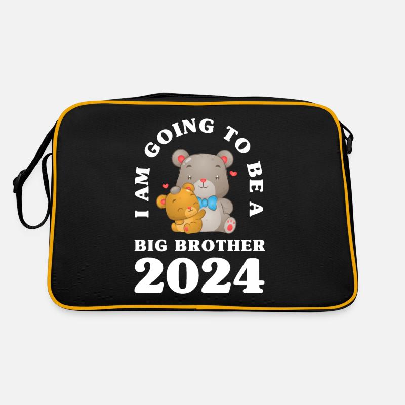 Ich Werde Ein Großer Bruder 2024 Bären Retro Tasche