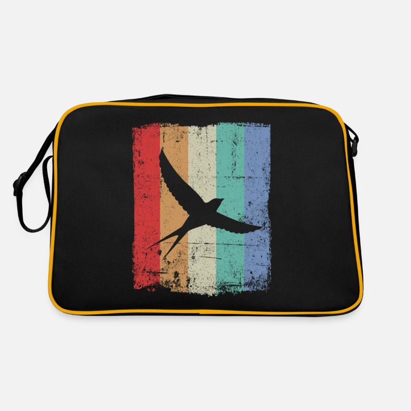 Vögel Vogel Schwalbe Retro Tasche