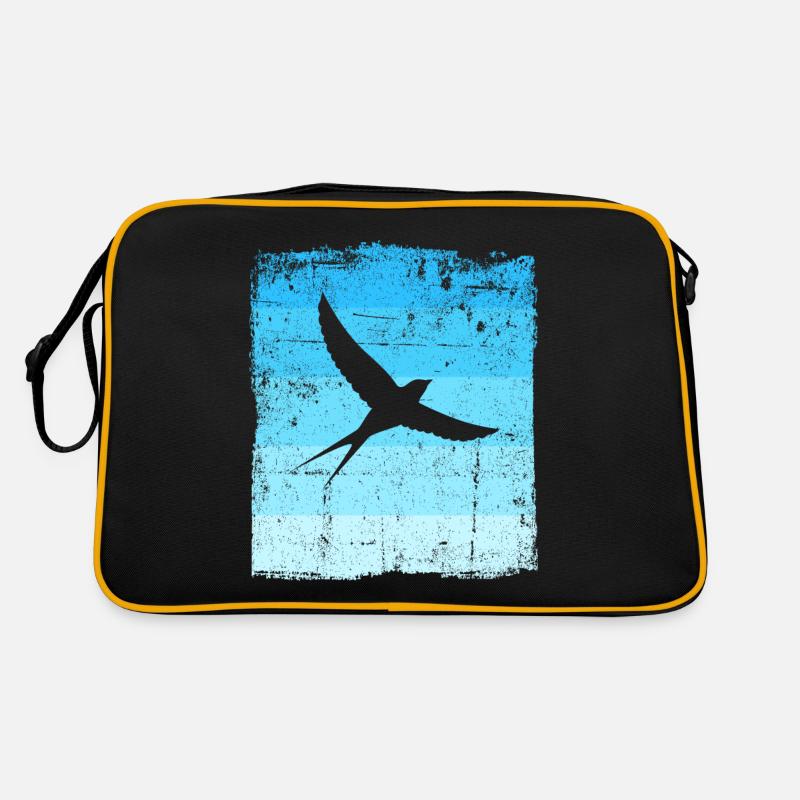 Vögel Vogel Schwalbe Retro Tasche