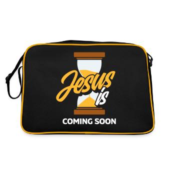 Pasteur Jésus à venir Bientôt Pasteur - Sac Retro - noir/or - Dos