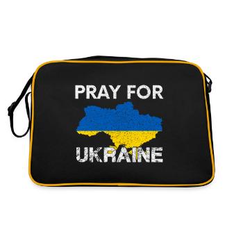 Priez pour l’Ukraine Prier pour la paix en Orient - Sac Retro - noir/or - Dos