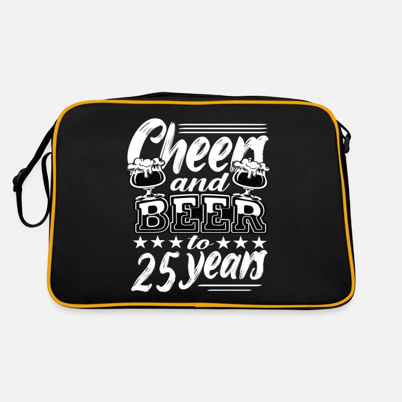 25 Geburtstag Retro Tasche
