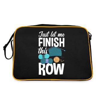 Knitting Knitting Needle Knitting Needle Knitting - Retro Bag - black/gold - Back
