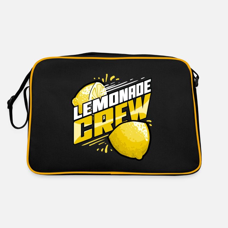 Limonade Getränk Limo Fruchtsaft Eistee Retro Tasche