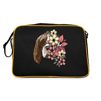 Spinone Italiano Chiens - Sac Retro - noir/or - Dos