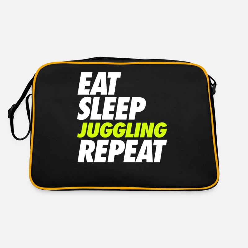 Manger dormir Jongler Répéter Sac Retro