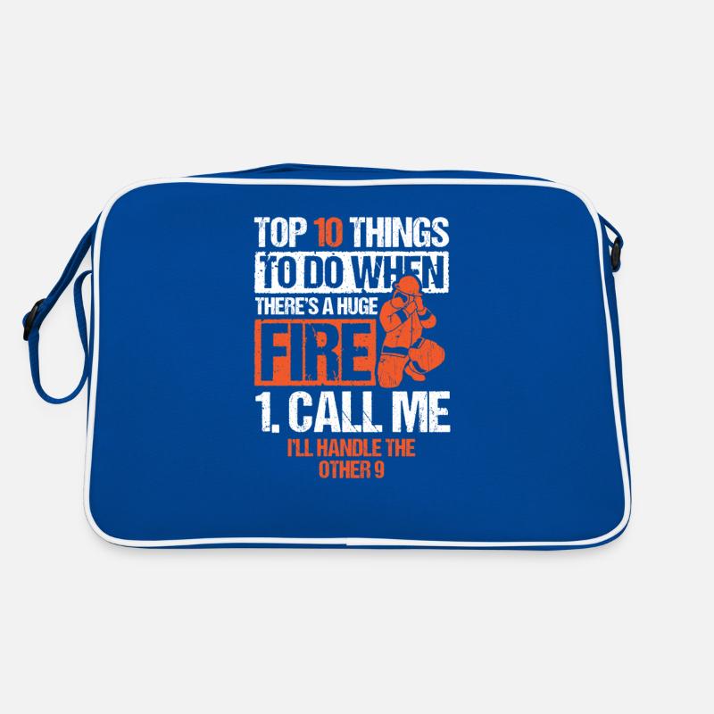pompier pompier pompier pompier volontaire Sac Retro