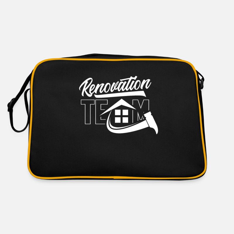 Équipe Rénovation Constructeur Restauration Rénover Sac Retro
