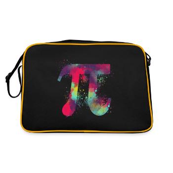 Pi Paint Pi Day Mathematic Mars 14 3 14 Math - Sac Retro - noir/or - Dos