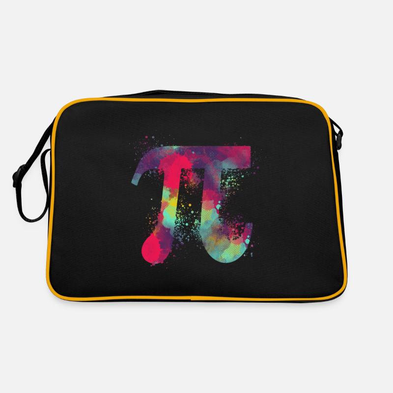 Pi Paint Pi Day Mathematic March 14 3 14 Math Retro Tasche