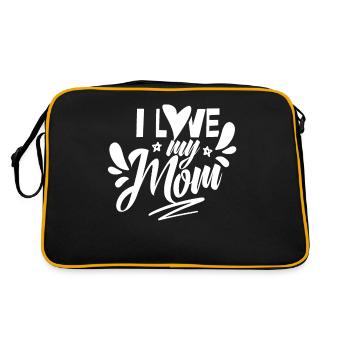 J’aime ma mère Fête des mères Maman Maman Maman Maman - Sac Retro - noir/or - Dos