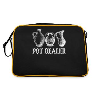 Pottery Pottery Pottery Pottery Potter - Retro Bag - black/gold - Back