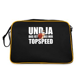 Marathon Racing Escargot Jogging Jogger - Sac Retro - noir/or - Dos