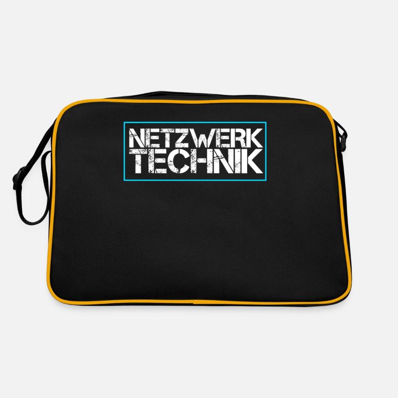 Netzwerk Technik Retro Tasche