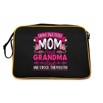 Mom and grandma - Sac Retro - noir/or - Dos