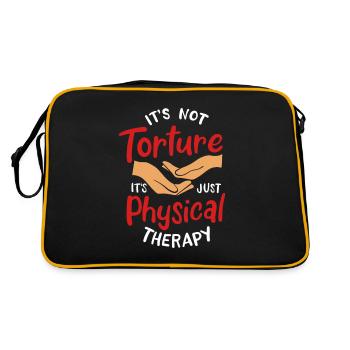 Ce n’est pas de la torture, c’est juste physique - Sac Retro - noir/or - Dos