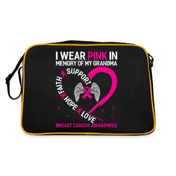 Cancer - Sac Retro - noir/or - Dos