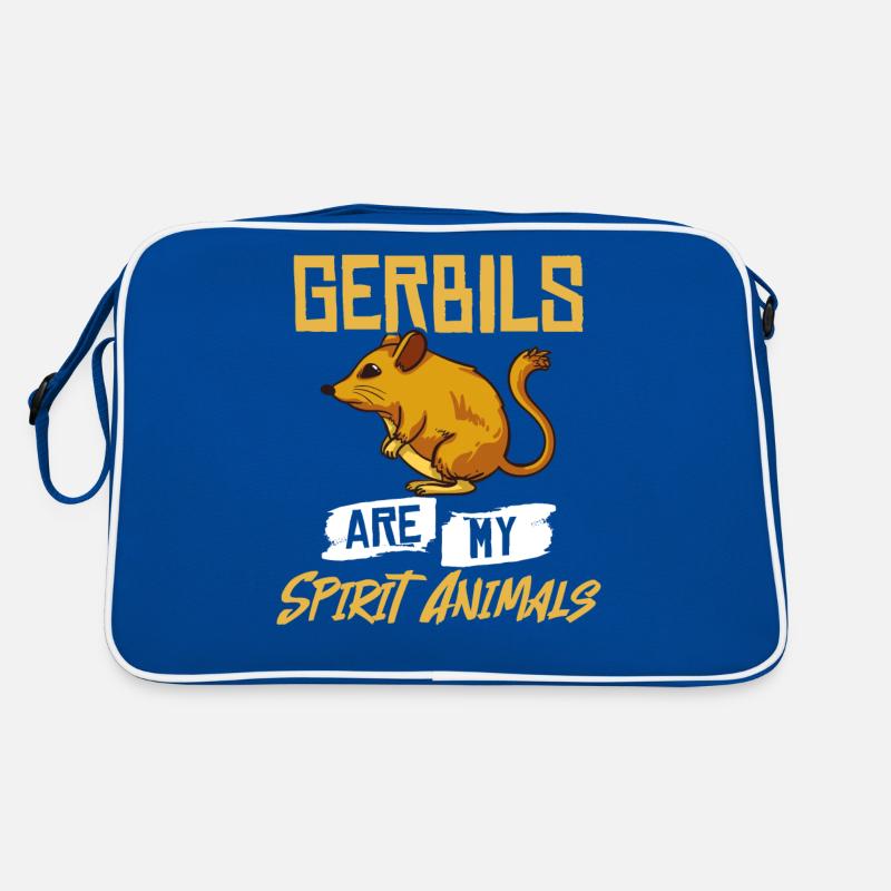Gerbilles Souris Desert Souris Souris à longue queue Sac Retro