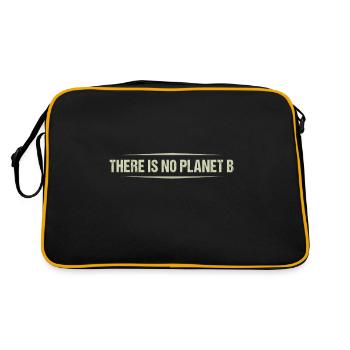 Il n’y a pas d’anniversaire du Jour de la Terre de la planète B - Sac Retro - noir/or - Dos