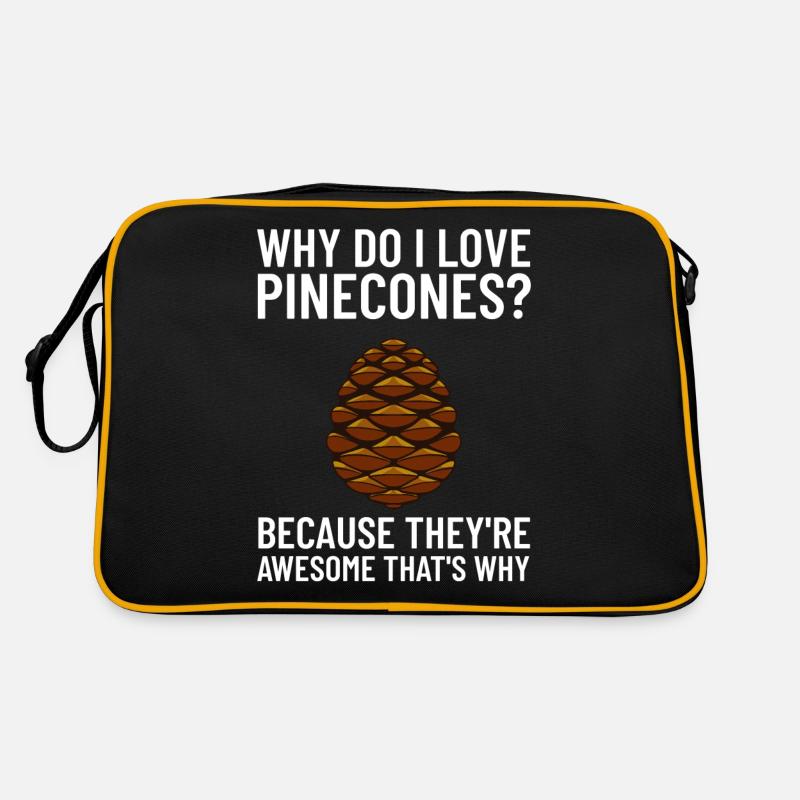 Pine cones Pine cones Pine cones Cones Retro Bag
