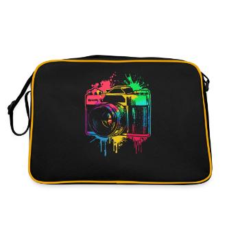 Photographie Photo Photographie Photos Appareil photo - Sac Retro - noir/or - Dos