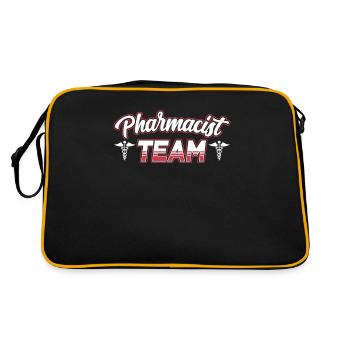 Équipe pharmacie Pharmacien Pharmacien Pharmacie - Sac Retro - noir/or - Dos