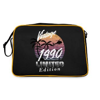 Édition limitée Vintage 1990 - Sac Retro - noir/or - Dos