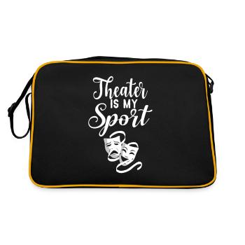 Theater is my Sport Musical Design Theater Fans - Retro Bag - black/gold - Back