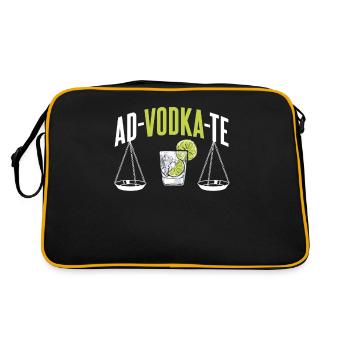 Advodkate Vodka Lawyer Lawyer Lawyer - Retro Bag - black/gold - Back