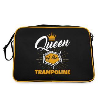 Reine du trampoline - Sac Retro - noir/or - Dos