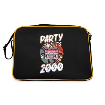 Party Like It's 2000 80s Dancing Step Party - Retro Bag - black/gold - Back
