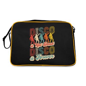 Disco Is Not Dead Disco Is Forever - Retro Bag - black/gold - Back