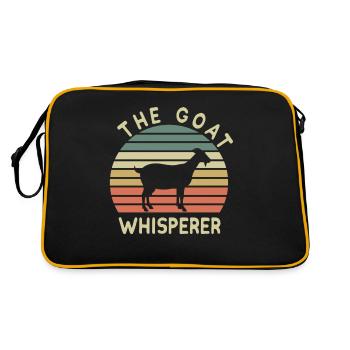 L’animal de chèvre Chuchoteur de chèvre Chuchoteur de chèvre - Sac Retro - noir/or - Dos