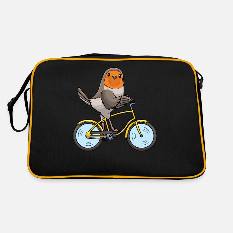 Robin Bird À vélo Sac Retro