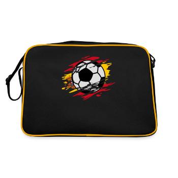 Espagne Football España fútbol - Sac Retro - noir/or - Dos