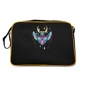 Egyptian Scarab I Dung Beetle Lucky Charm - Retro Bag - black/gold - Back