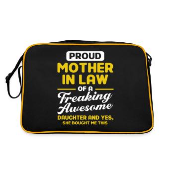 Mother-in-law Mother-in-law Mother-in-law - Retro Bag - black/gold - Back