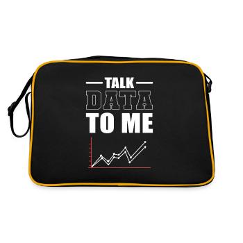 Talk Data To Me Data Scientist Data Analyst - Retro Bag - black/gold - Back