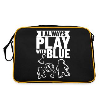 Brettspiel Gesellschaftsspiel Spieler Familie - Retro Tasche - Schwarz/Gold - Hinten