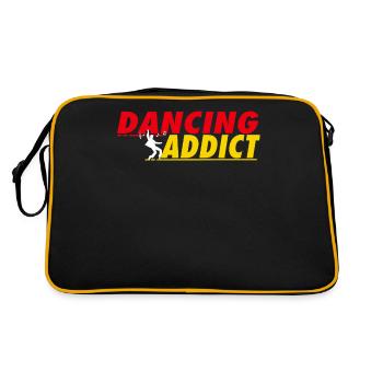 Accro à la danse - Sac Retro - noir/or - Dos