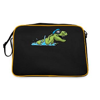 Entraîneur de natation Natation Natation - Sac Retro - noir/or - Dos