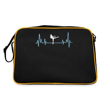 Piloxing Present For Your Toddler - Retro Tasche - Schwarz/Gold - Hinten