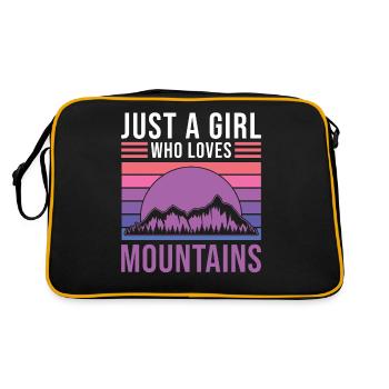 Montagnes - Sac Retro - noir/or - Dos