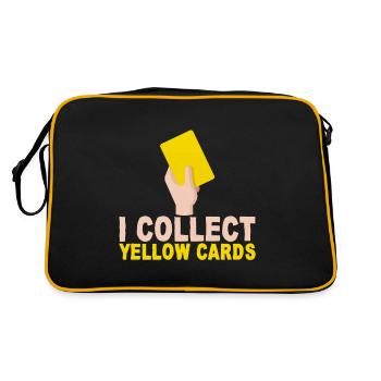 Je reçois des cartons jaunes - Sac Retro - noir/or - Dos