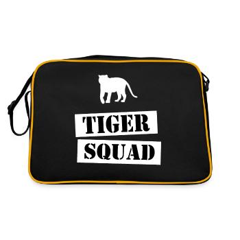 join the tiger squad - Retro Bag - black/gold - Back