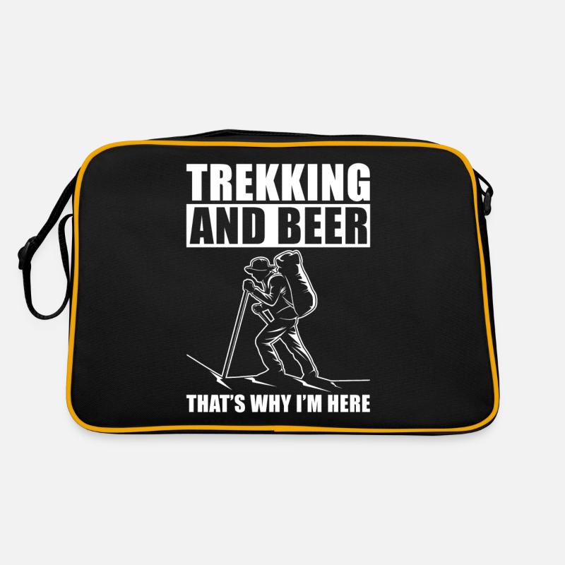Trekking - Sac Retro - noir/or