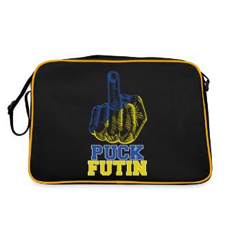 Puck Futin - Retro Bag - black/gold - Back