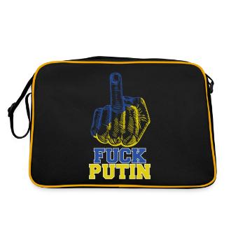 Fuck Poutine - Sac Retro - noir/or - Dos